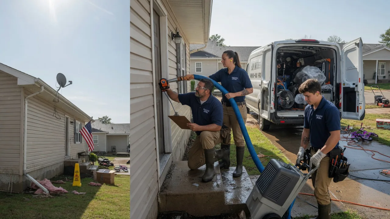 Ceiling Water Damage Restoration in Portland, AR near me