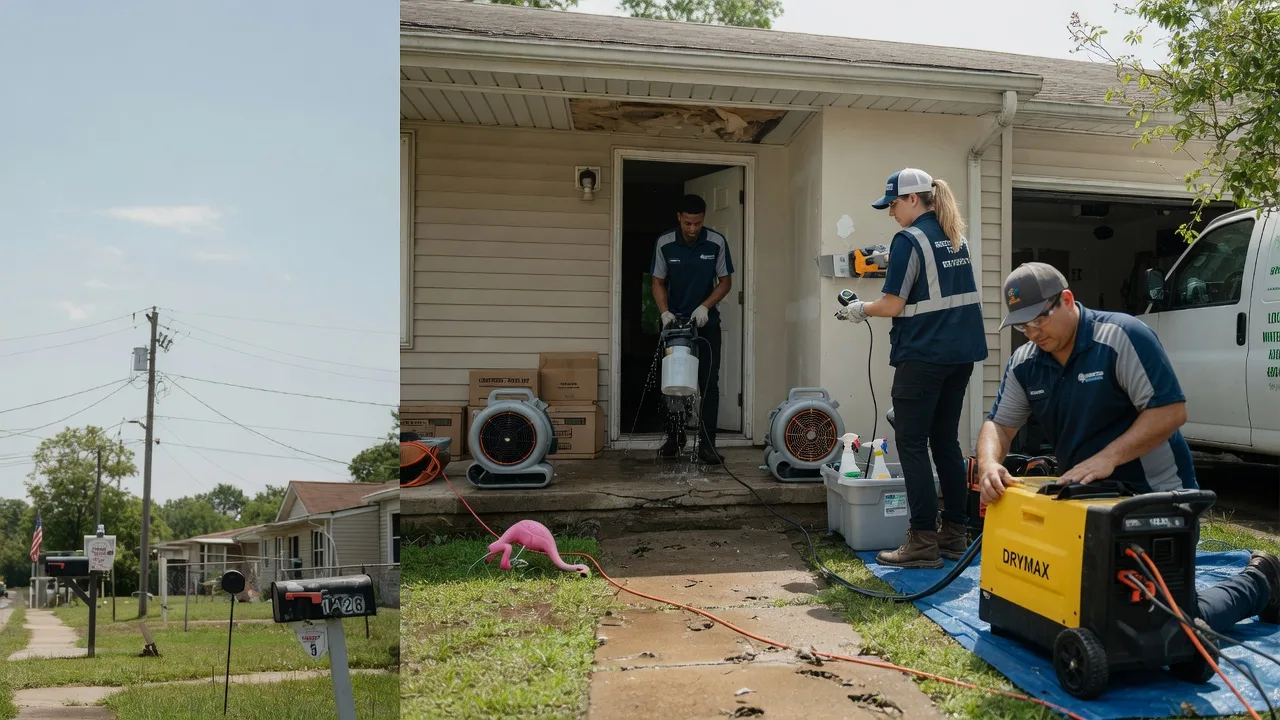 Storm Damage Water Removal in Portland, AR near me